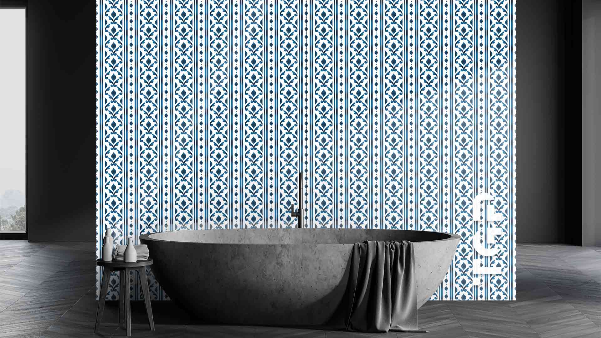DFT008 Printed glass shower splashback DFT008 Printed glass shower splashback
