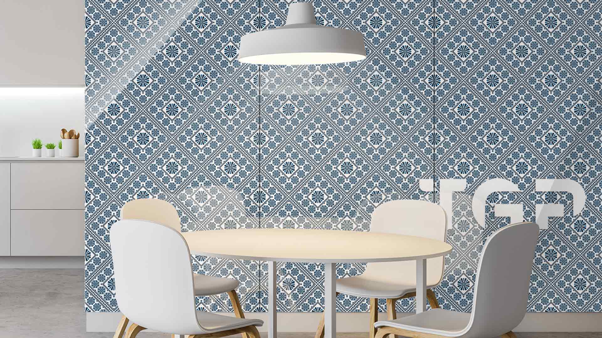 DFT010 Printed glass kitchen splashback