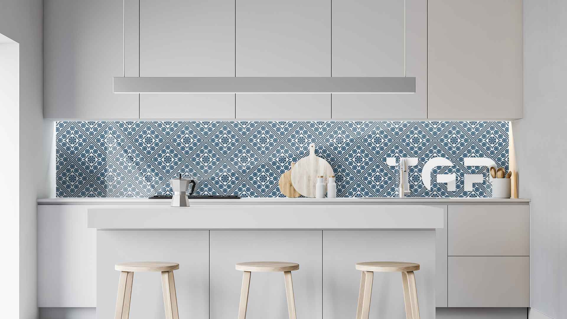 DFT010 kitchen printed glass countertop DFT010 kitchen printed glass countertop