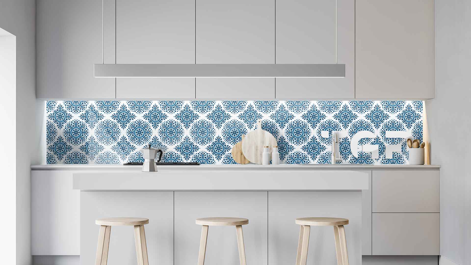 DFT015 kitchen printed glass countertop DFT015 kitchen printed glass countertop