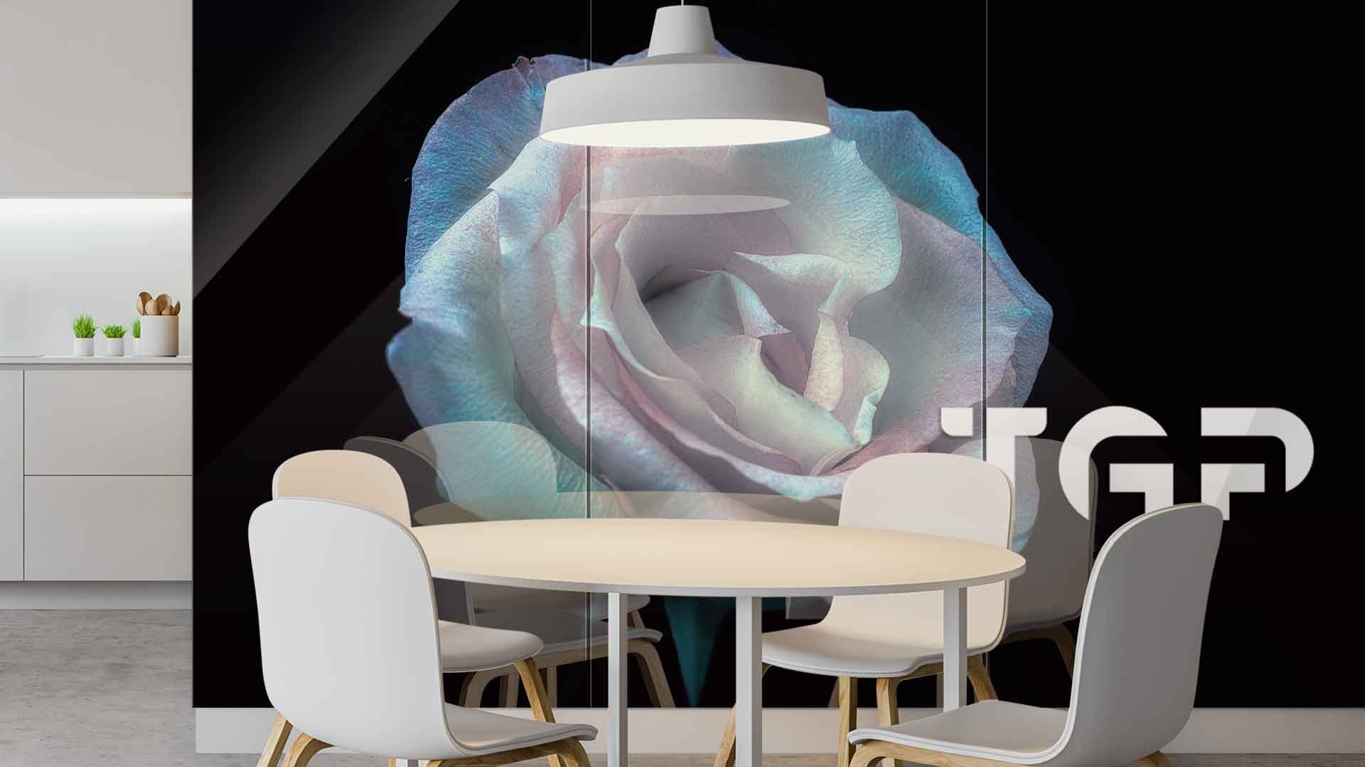 FLW018 Printed glass kitchen splashback