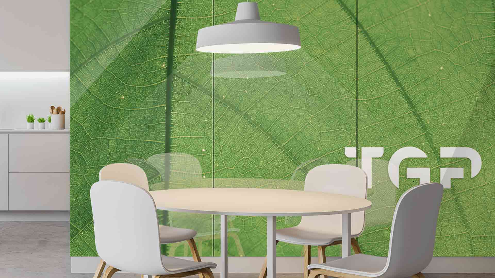 MCR004 Printed glass kitchen splashback