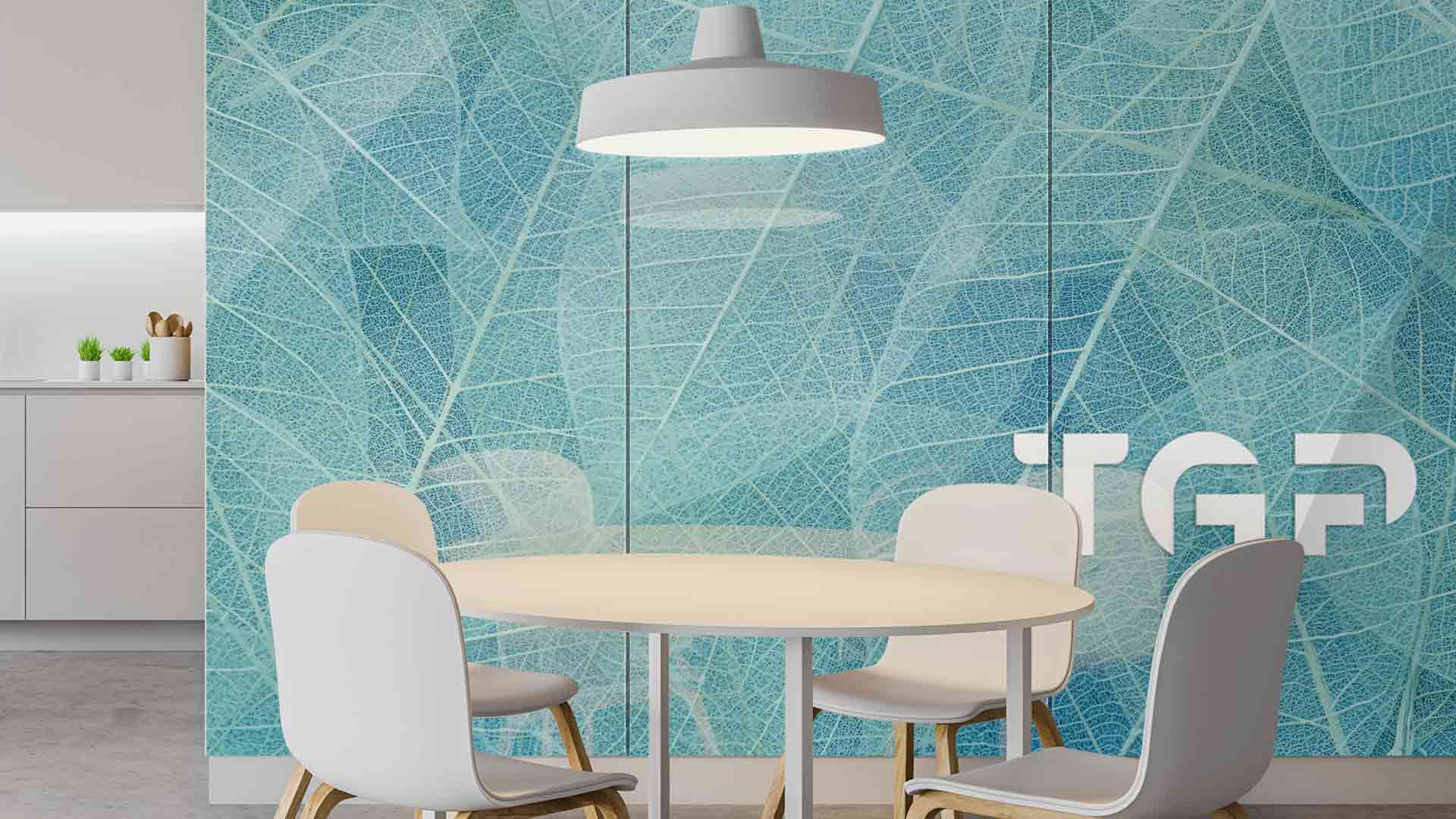 MCR006 Printed glass kitchen splashback
