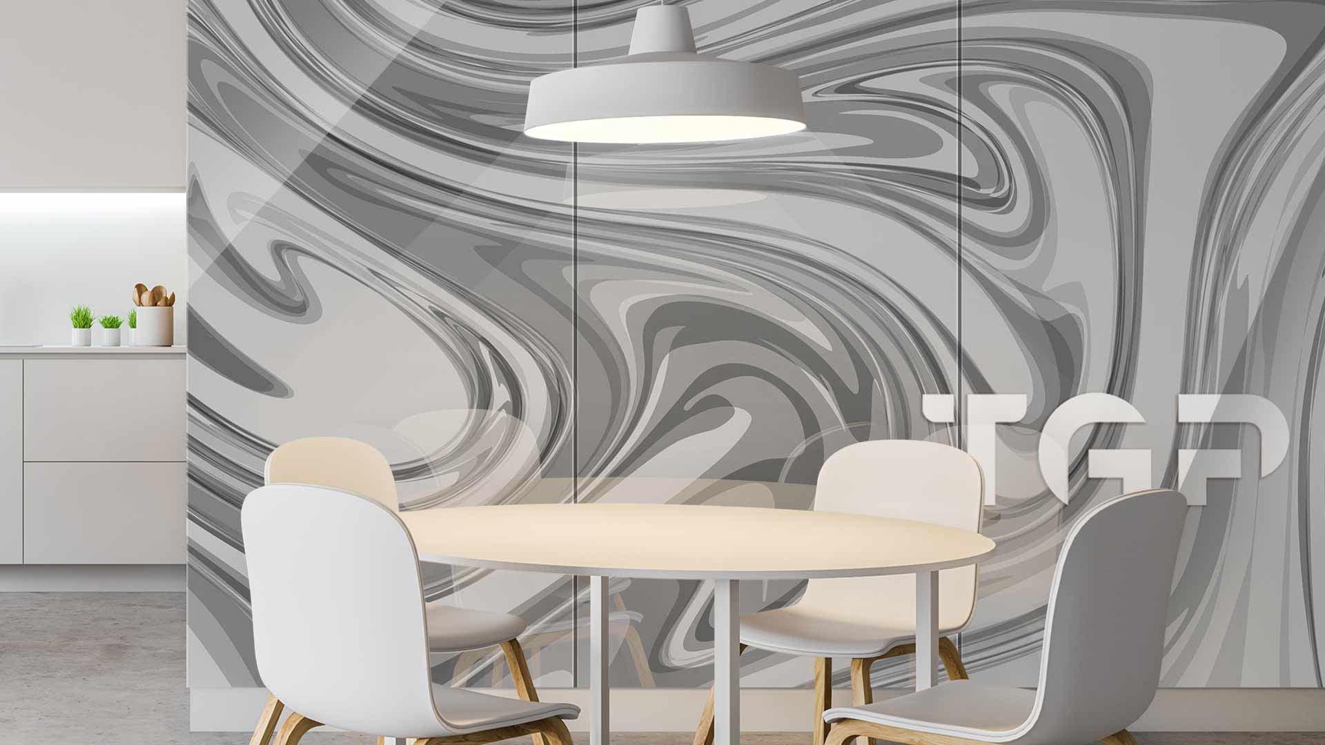 MRB009 Printed glass kitchen splashback