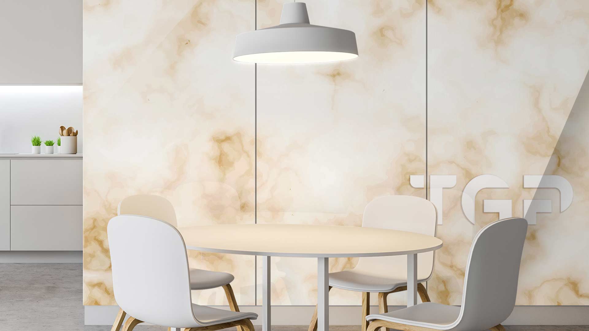 MRB022 Printed glass kitchen splashback