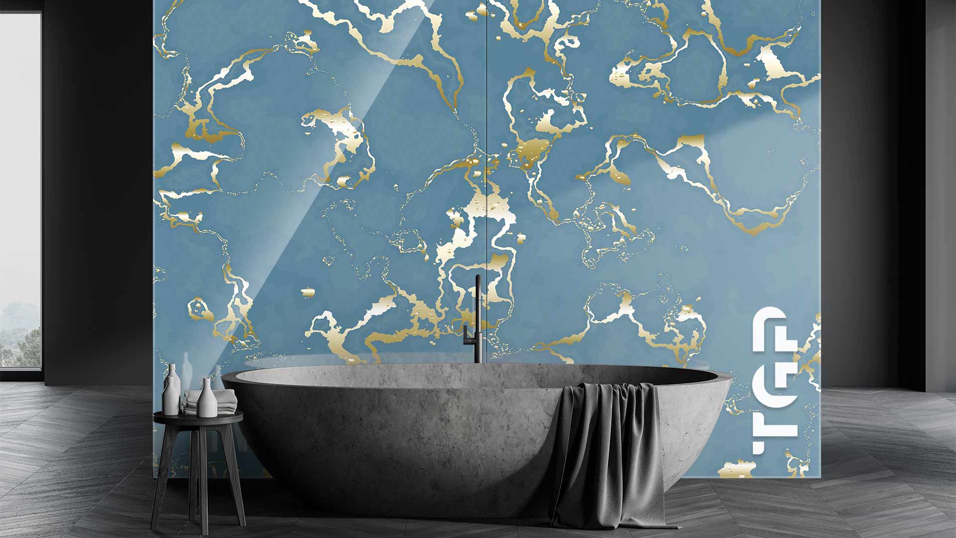 MRB027 Printed glass shower splashback MRB027 Printed glass shower splashback