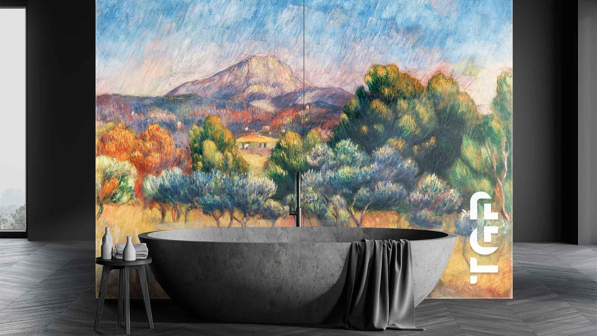 MTP006 Printed glass shower splashback MTP006 Printed glass shower splashback