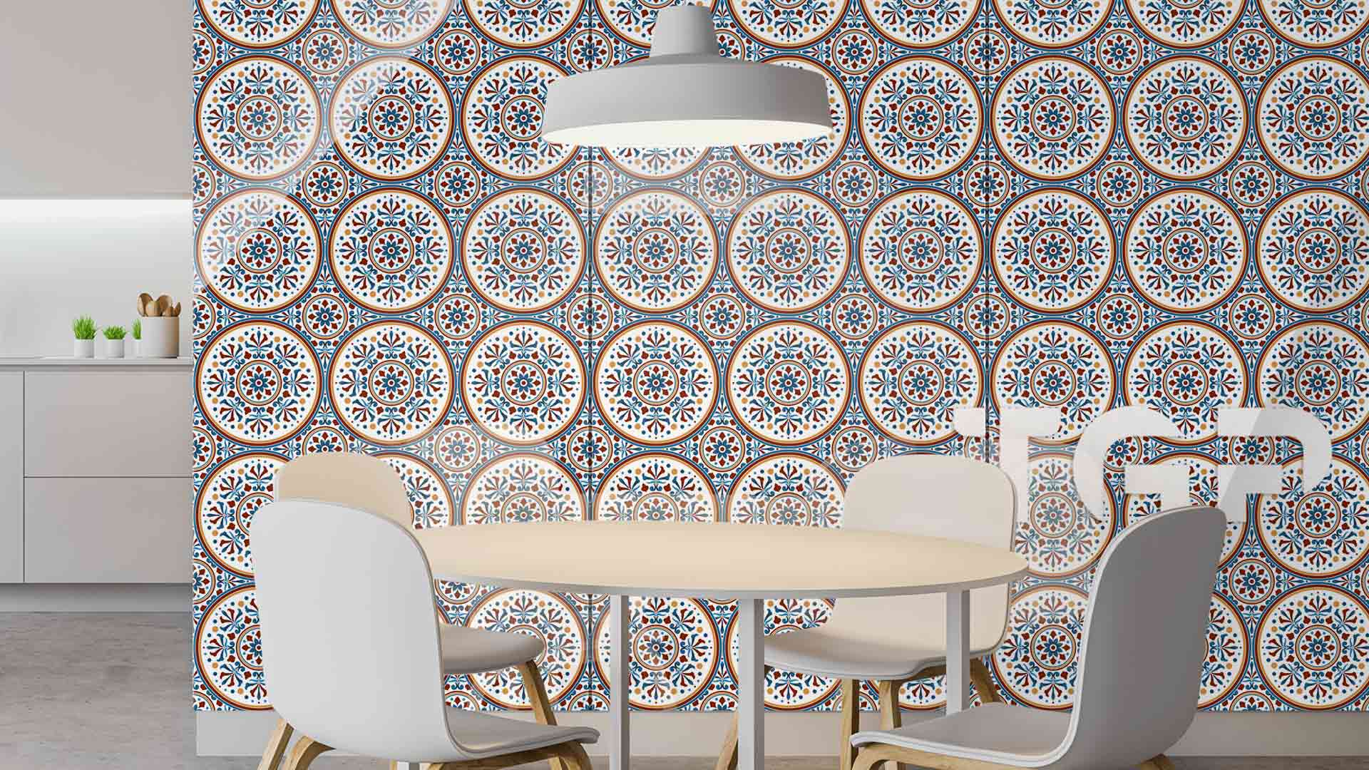 PRC001 Printed glass kitchen splashback