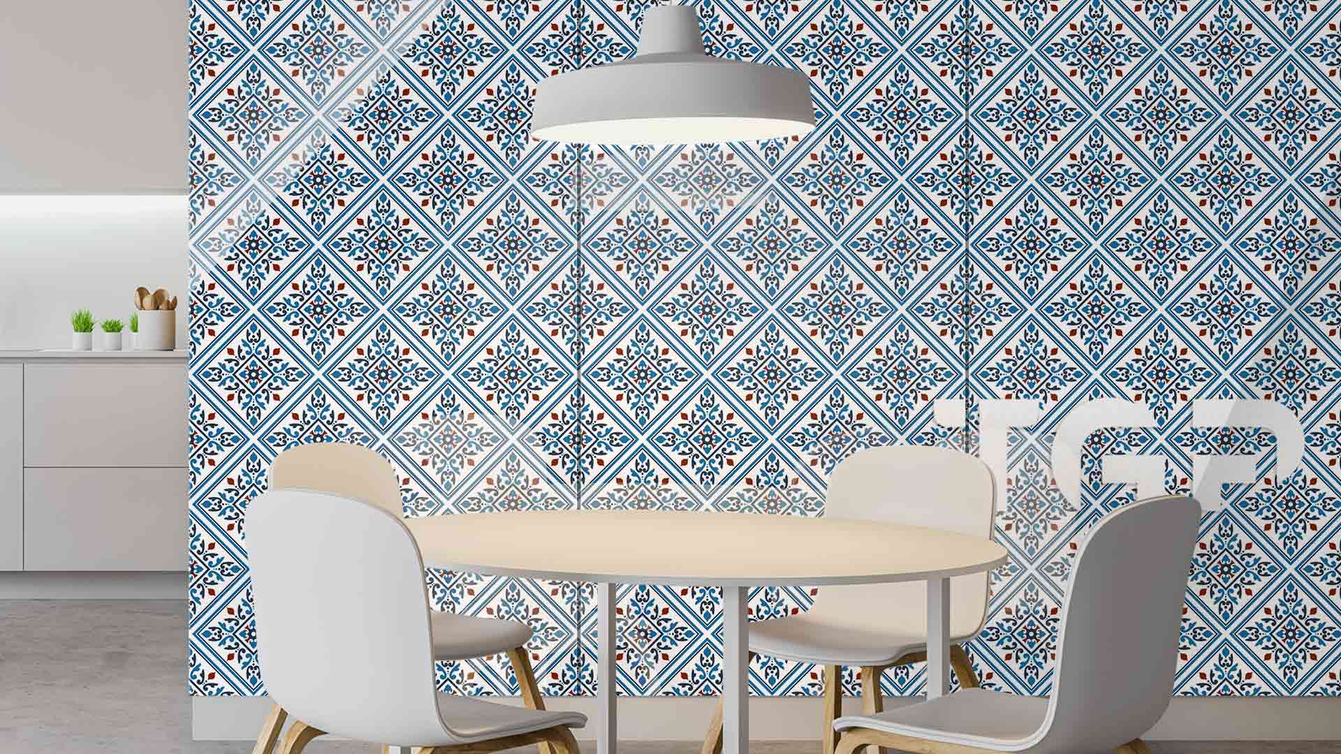 PRC008 Printed glass kitchen splashback