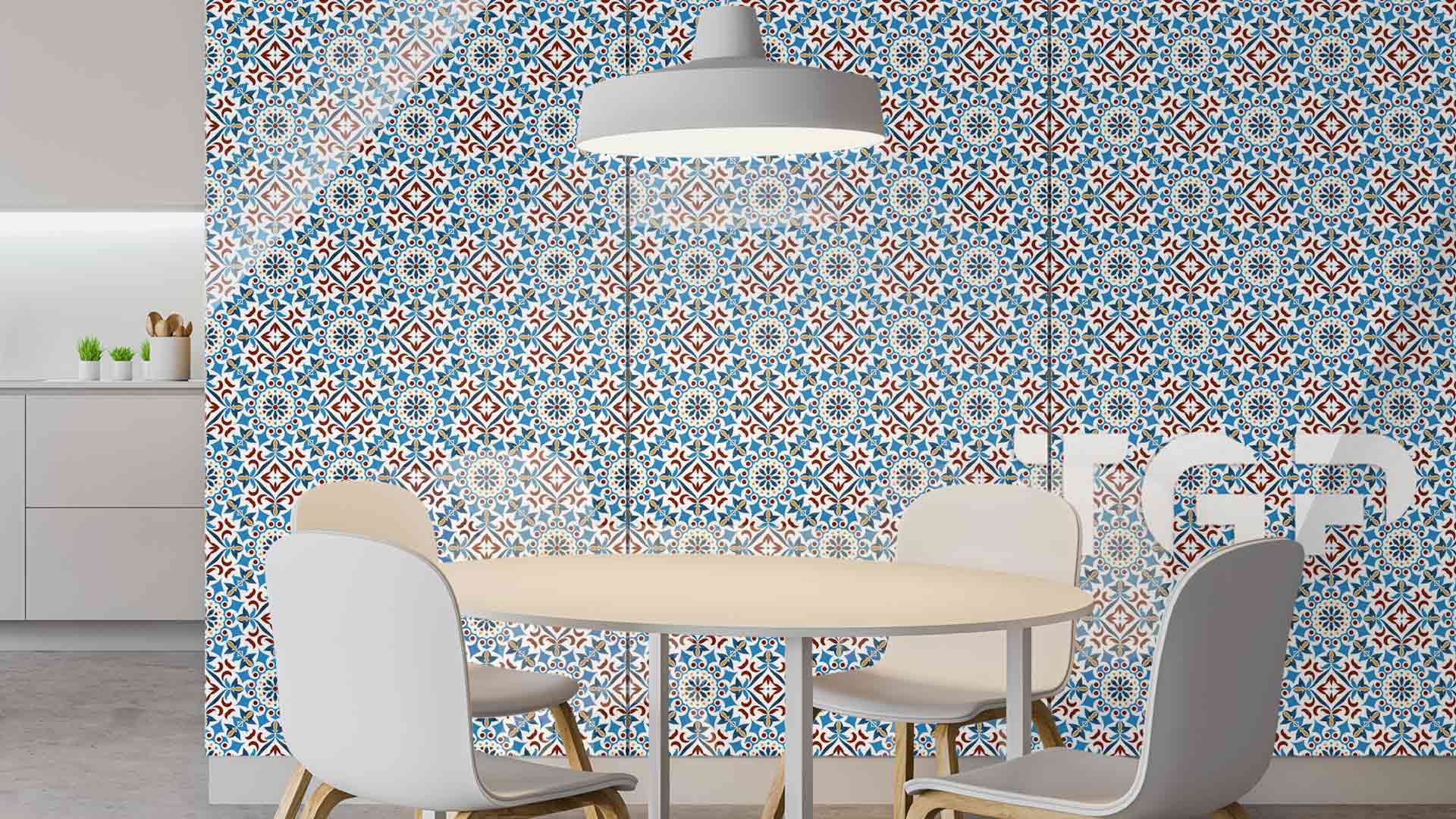 PRC013 Printed glass kitchen splashback