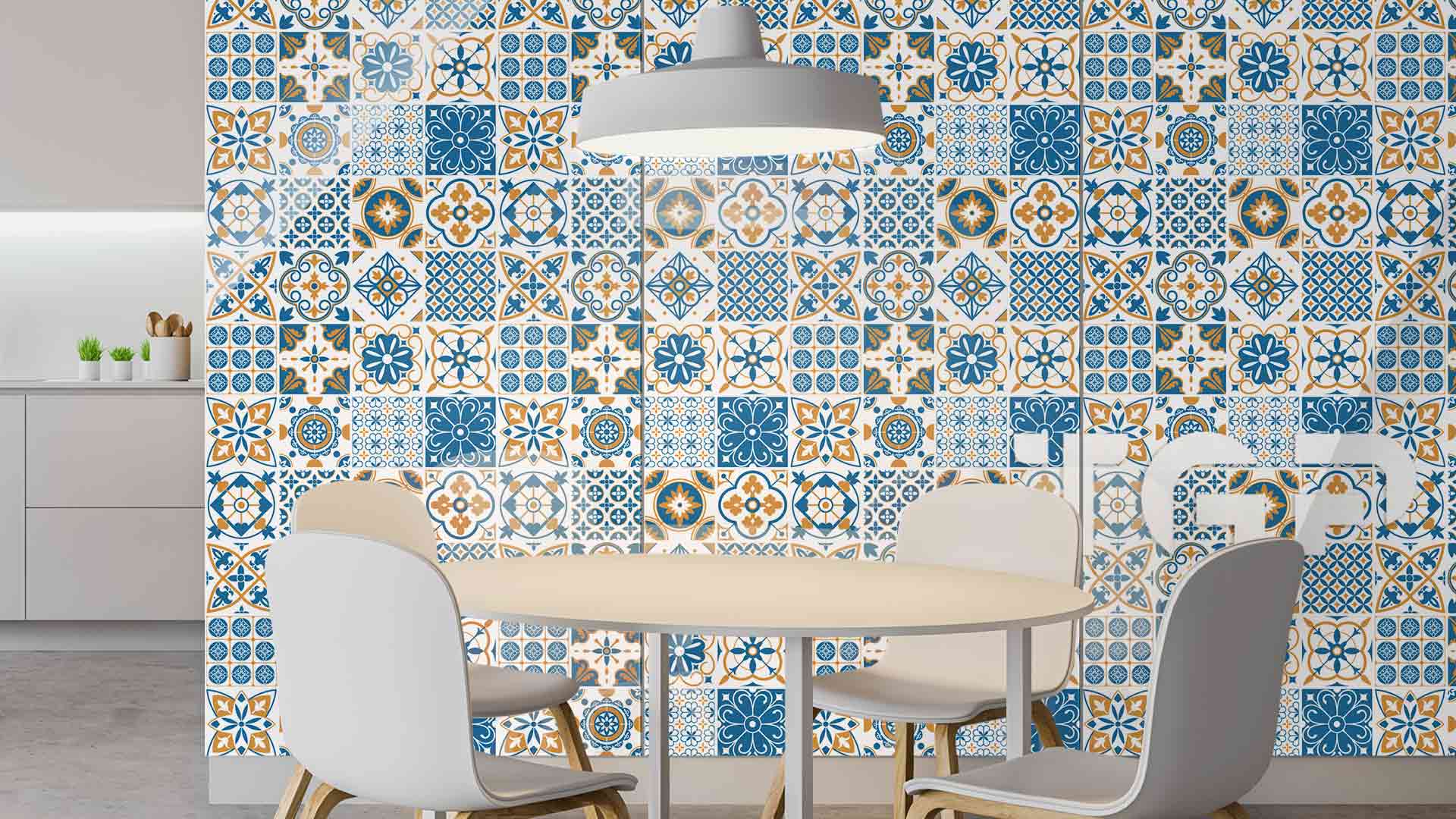 PRC017 Printed glass kitchen splashback