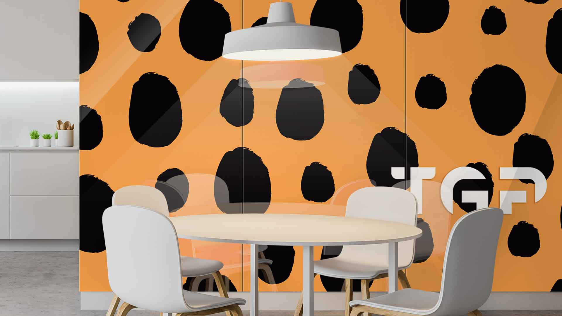 SFR009 Printed glass kitchen splashback