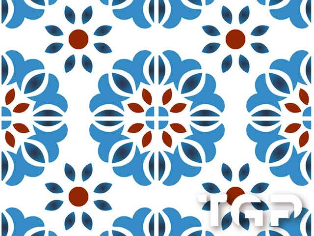 PRC007 printed glass design